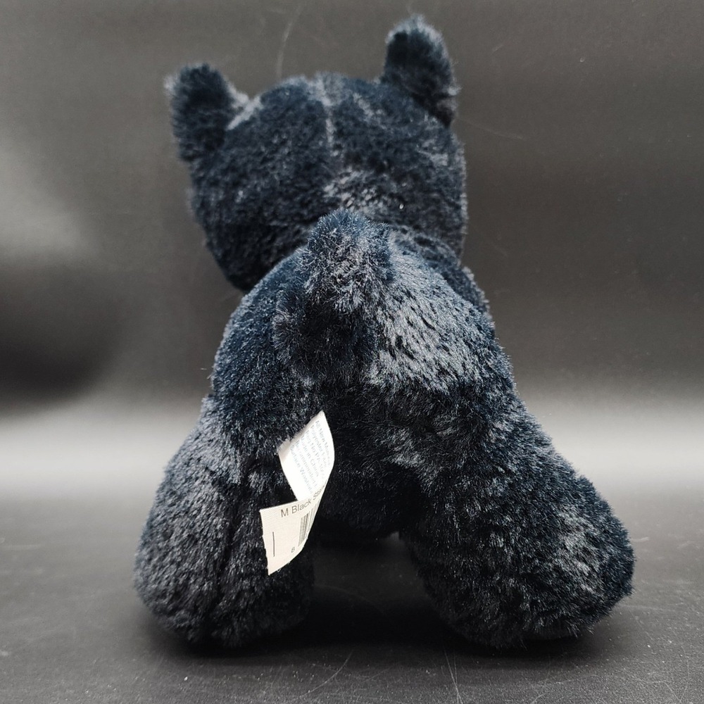 Walmart Medium Black Schnauzer Puppy Dog Plush Stuffed Animal Realistic Toy - Picture 10 of 12